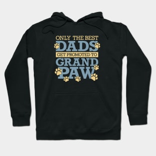 Only The Best Dads Get Promoted To Grandpaw Hoodie